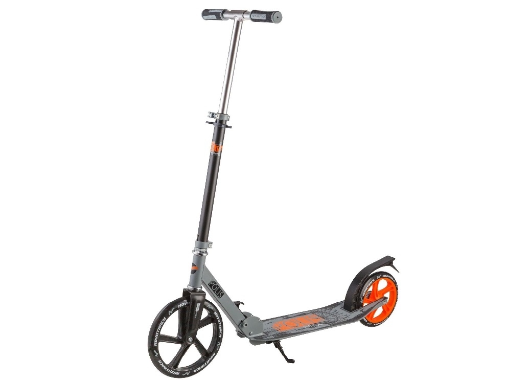 Самокат NOVATRACK POLIS 250 AL 250+200mm колеса 250.POLIS 
