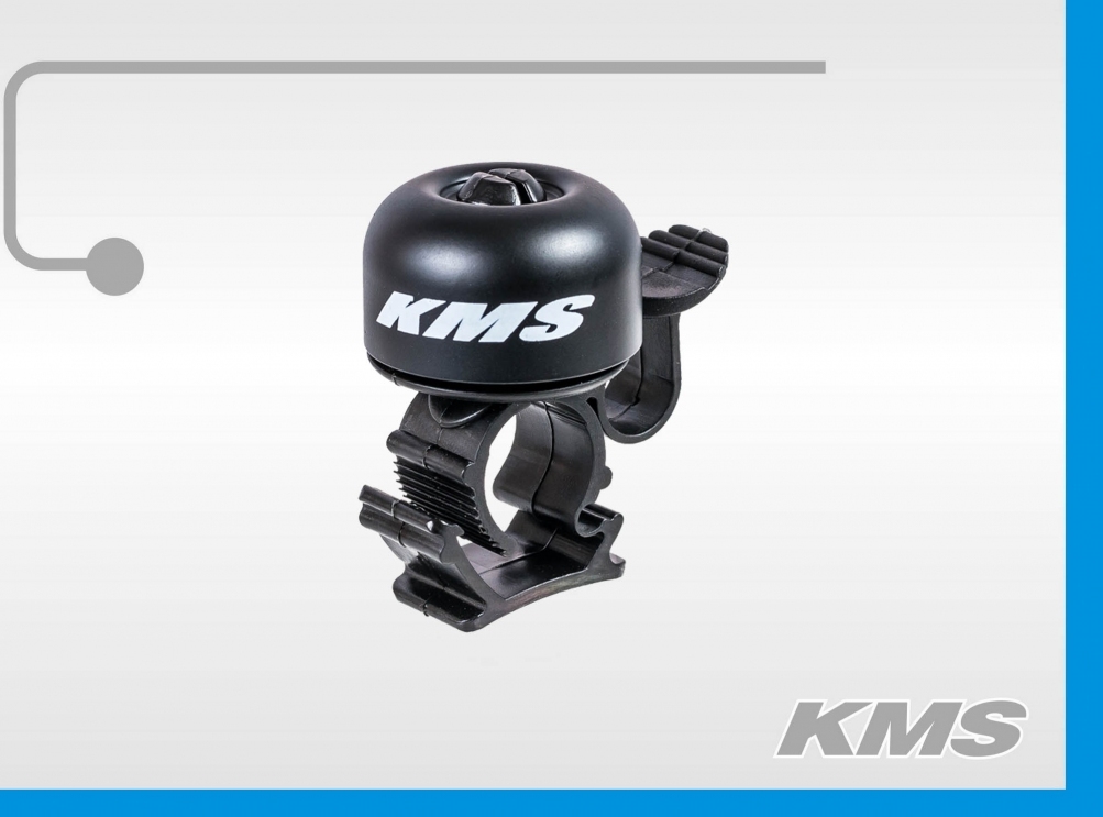 Звонок для велосипеда KMS, медный, большой, 5 цветов 3293035-24 