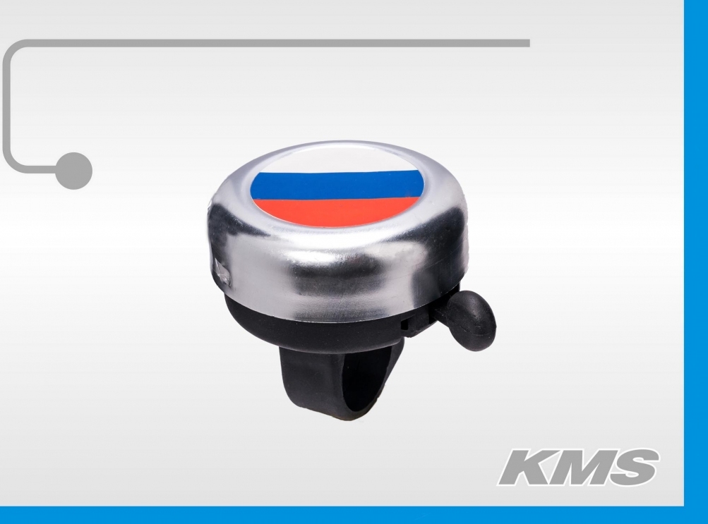 Звонок механический с флагом Россия 3293035-19 