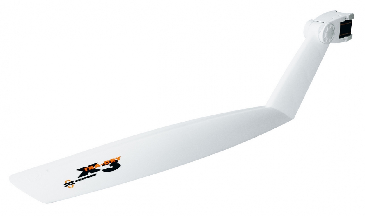 Крыло пластиковое SKS зад X-TRA-DRY белое 10344 