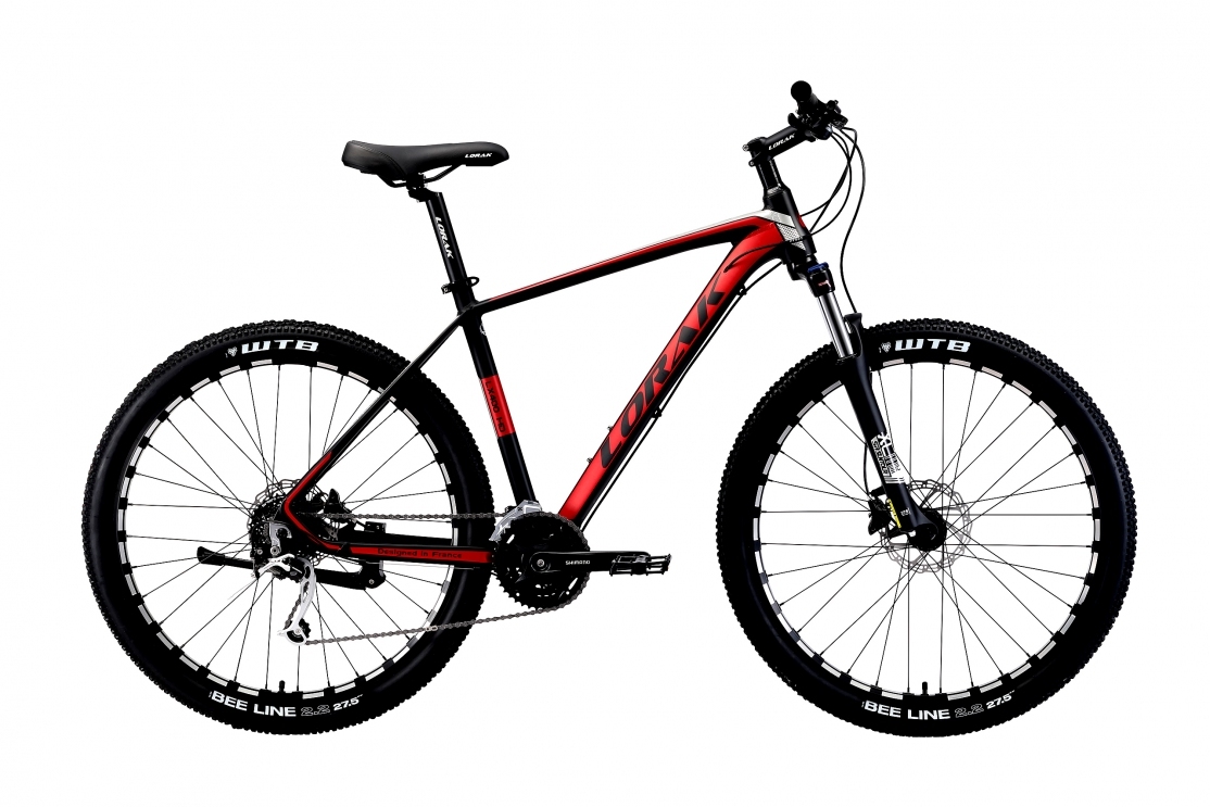 LORAK LX400 - 21р, Matt Black/Red (27,5