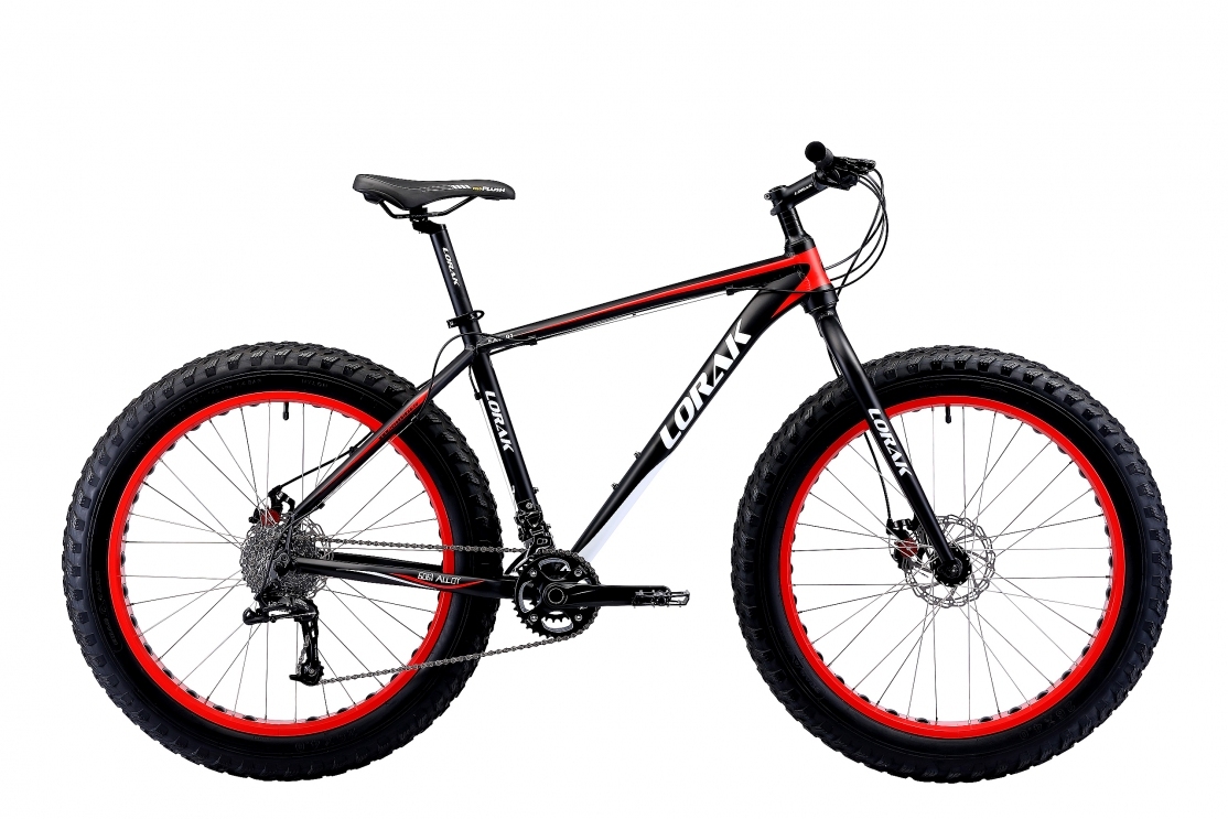 LORAK FAT 01 - 19р. Matt Black/Red (26