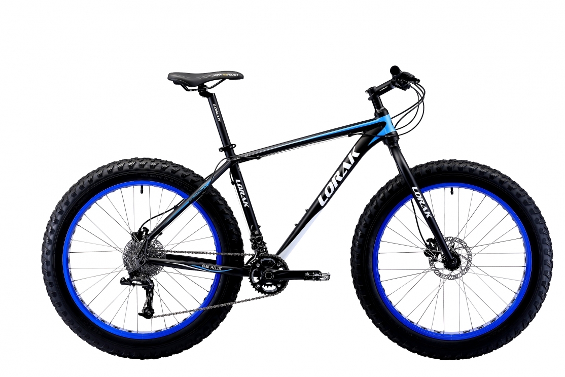 LORAK FAT 02 - 19p. Matt Black/Blue (26