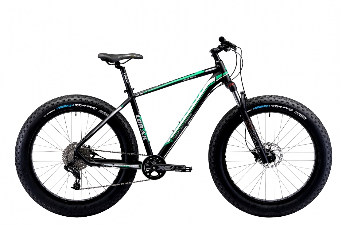 LORAK FAT 04 - 19p. Matt Black/Green (26
