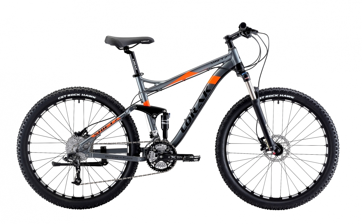 LORAK SHIFT 2 - 19р. Matt Black/Orange (27,5