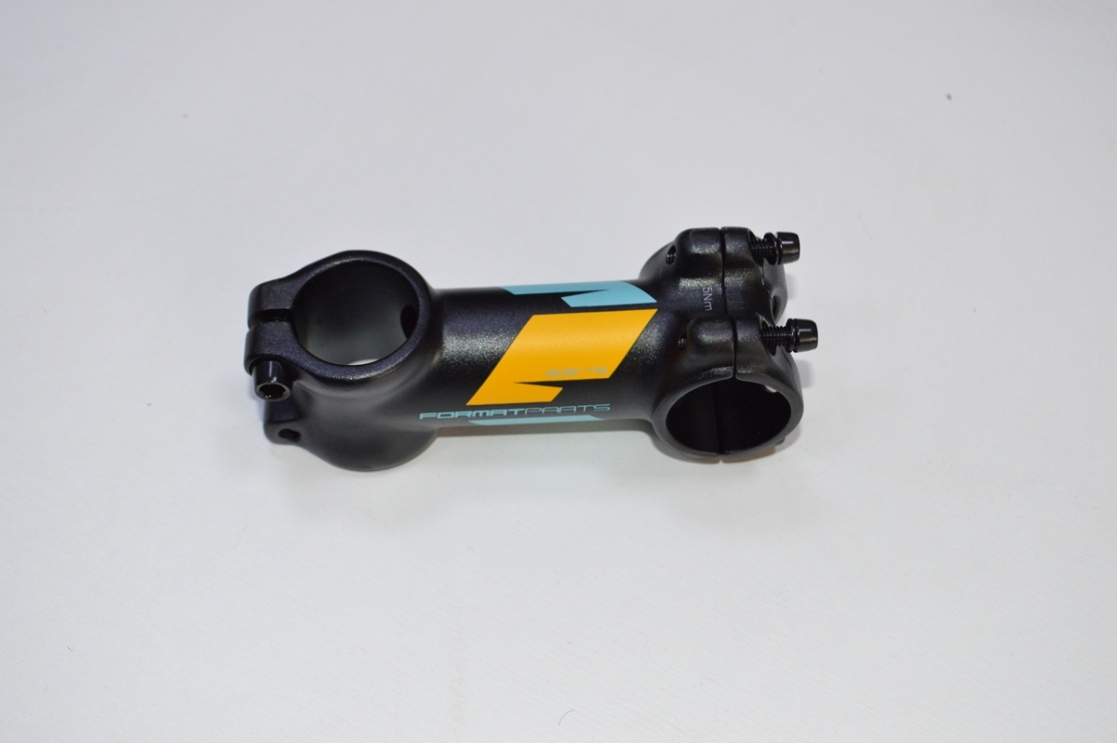 Вынос руля KALLOY AS-007 AL 31.8mm, 0, 41мм, 90mm голуб-желтый 