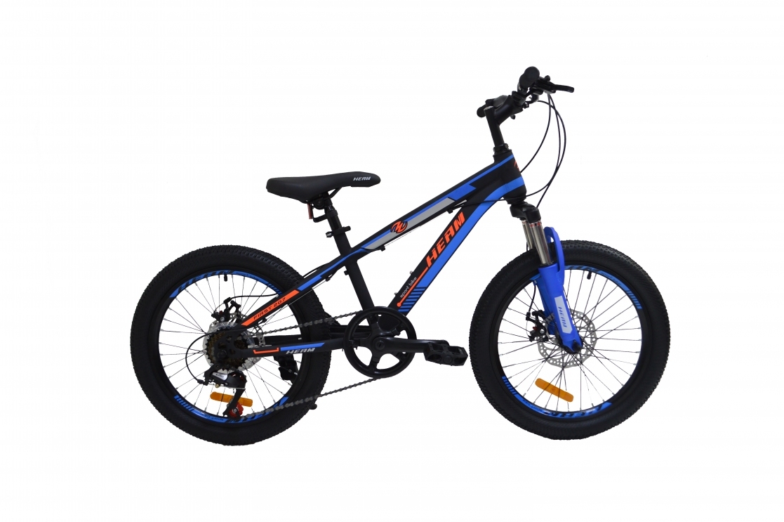 HEAM FIRST 207 Matt Black/Orange/Blue (20 7ск.) 