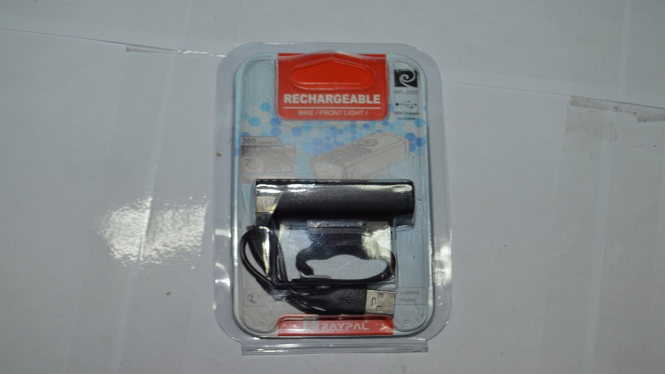 Фара велосипедная передняя аккумулятор+USB зарядка 3265240 