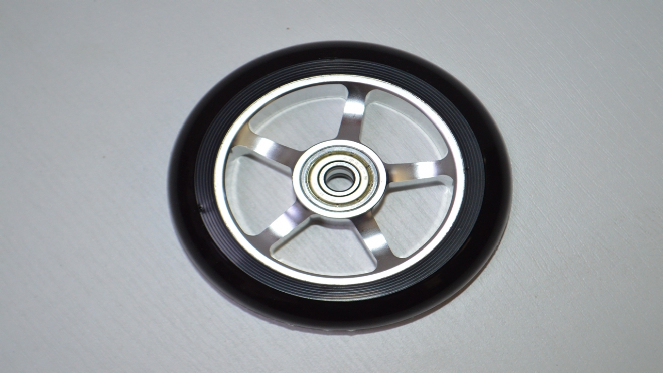Колесо для трюкового самоката 100mm алюм. PU with Aluminium core  