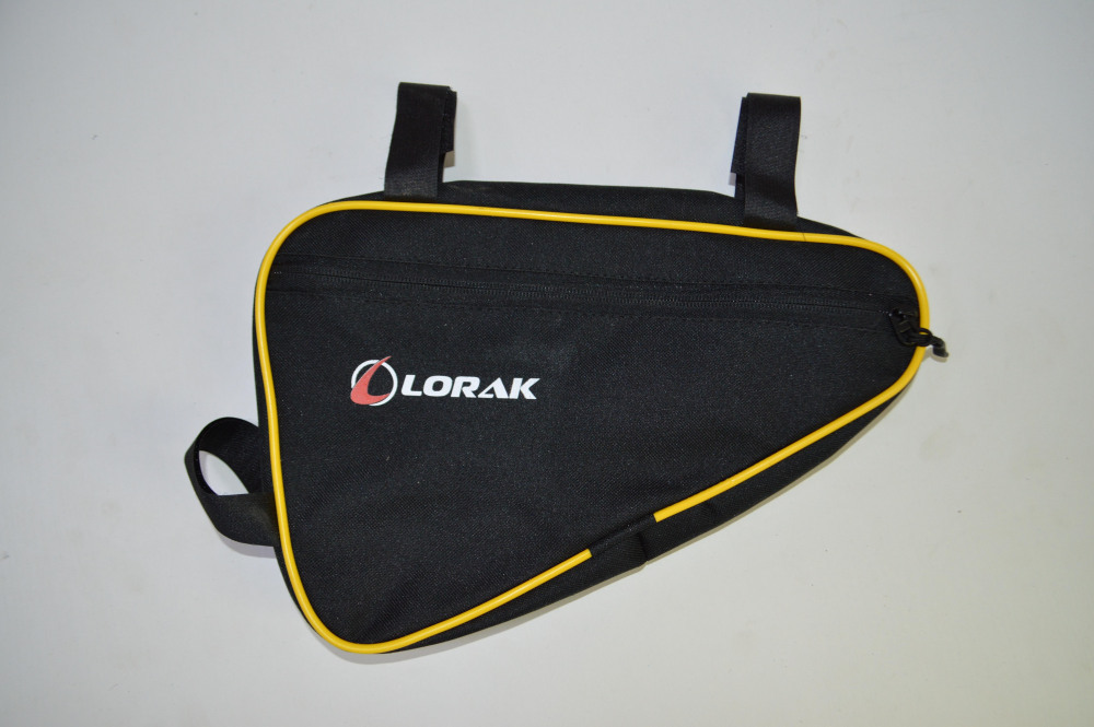 Сумка Lorak 452 под раму 31х20х5см черно-желтый, код 45206 
