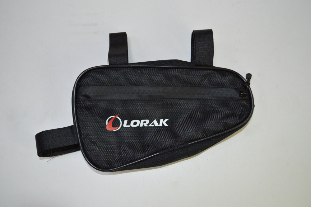 Сумка Lorak 453 под раму 23х12,5х5см черно-черный, код 45301 