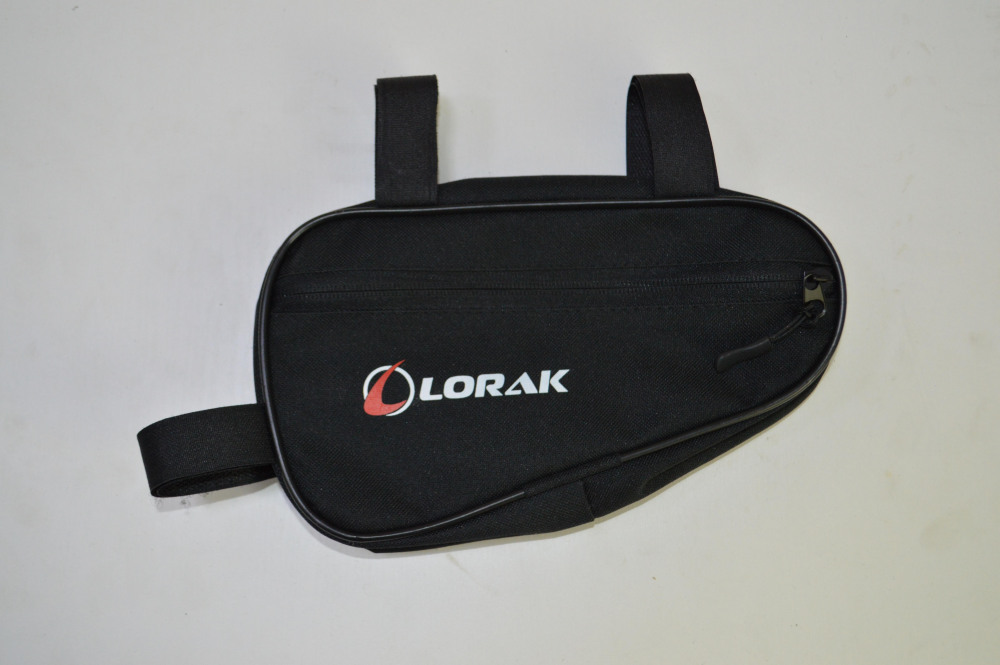 Сумка Lorak 451 под раму 23х12,5х5см черно-черный, код 45101 