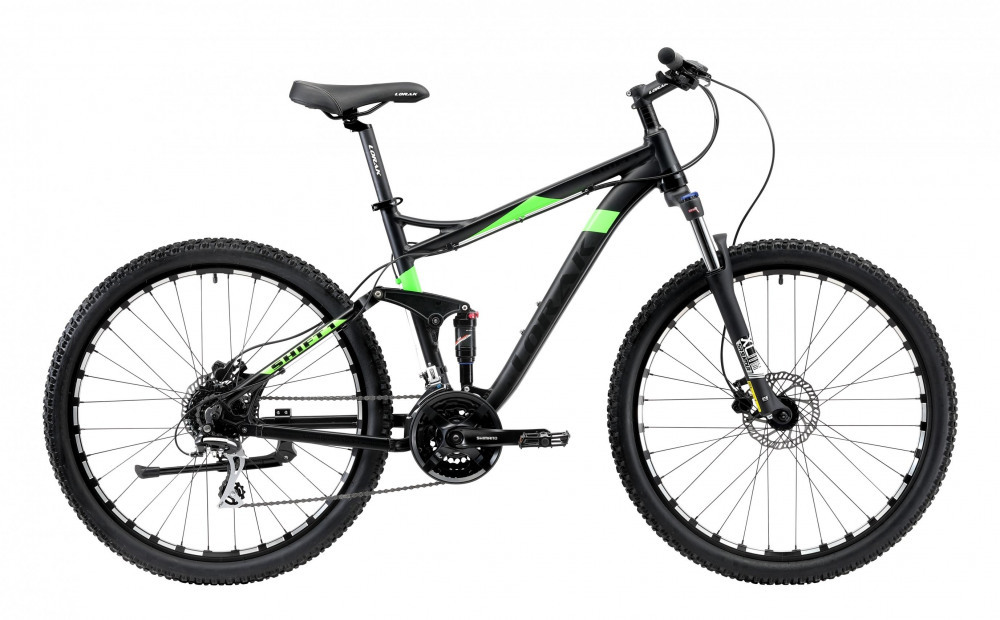 LORAK SHIFT 1 - 19р. Matt Black/Green(27,5