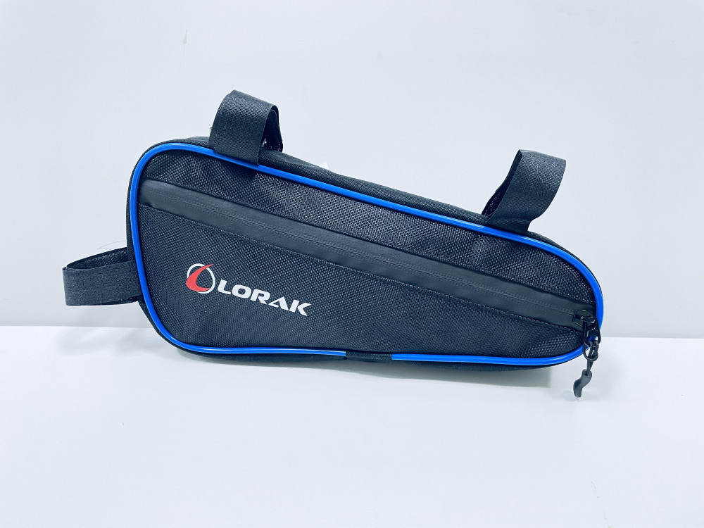 Сумка Lorak 455 под раму 30х14х5см черно-синий, код 45503 