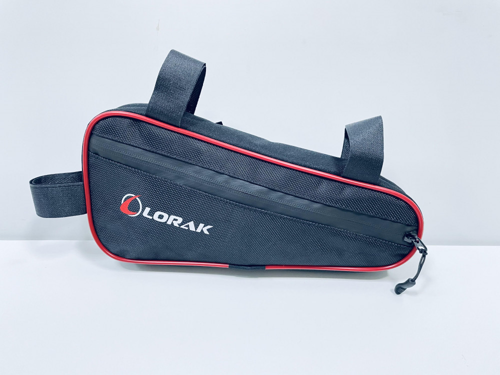 Сумка Lorak 455 под раму 30х14х5см черно-красный, код 45502 