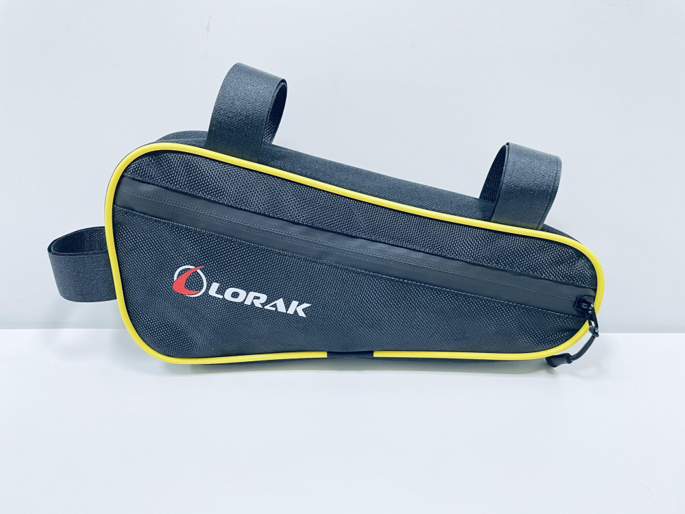 Сумка Lorak 455 под раму 30х14х5см черно-желтый, код 45506 