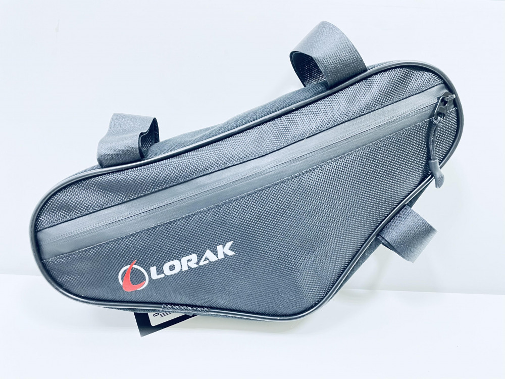 Сумка Lorak 456 под раму 32х15х5см черно-черный, код 45601 