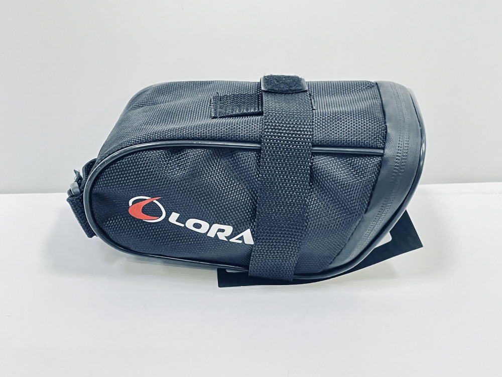 Сумка Lorak 459 под седло 18х9х9см черно-черный, код 45901 