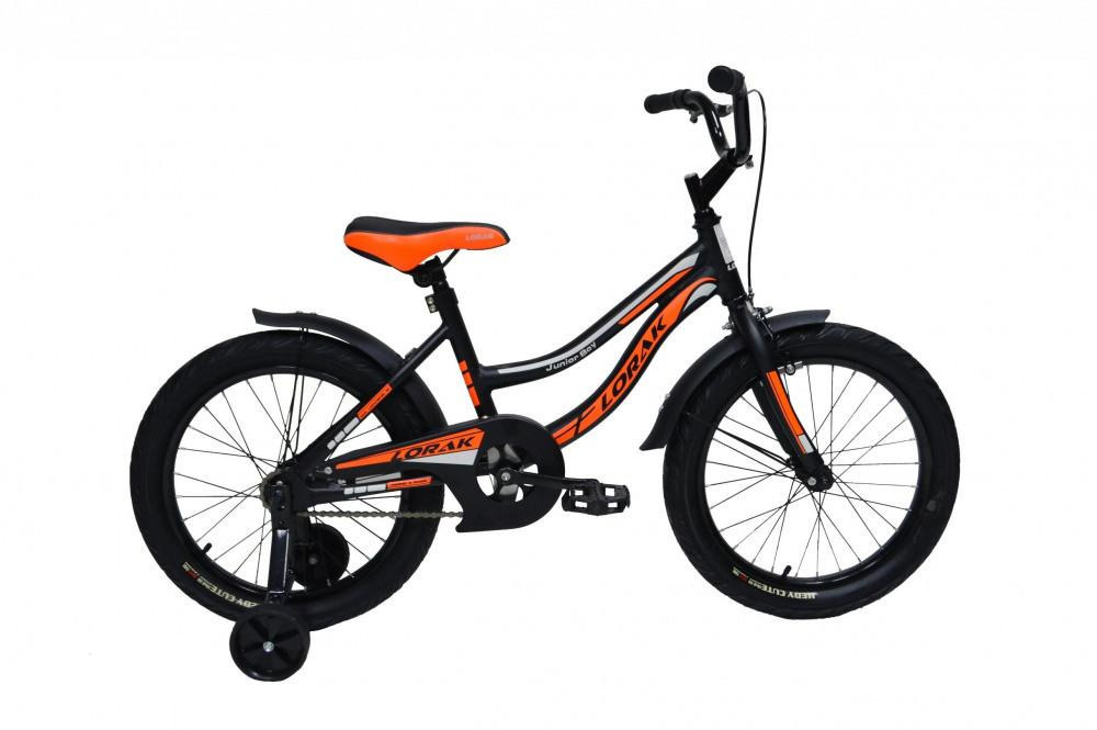 LORAK JUNIOR 20 Boy Matt Black/Orange (20
