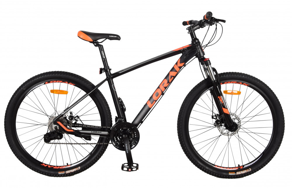 LORAK M-06 - 17р. Matt Black/Orange (27,5