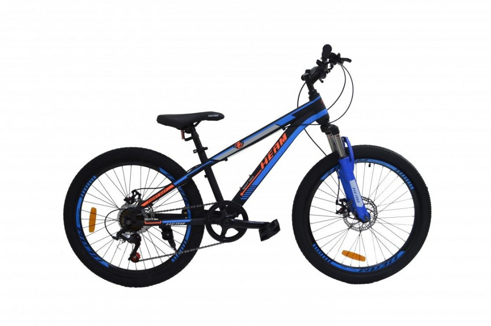 HEAM FIRST 247 Matt Black/Orange/Blue (24 7ск.) 
