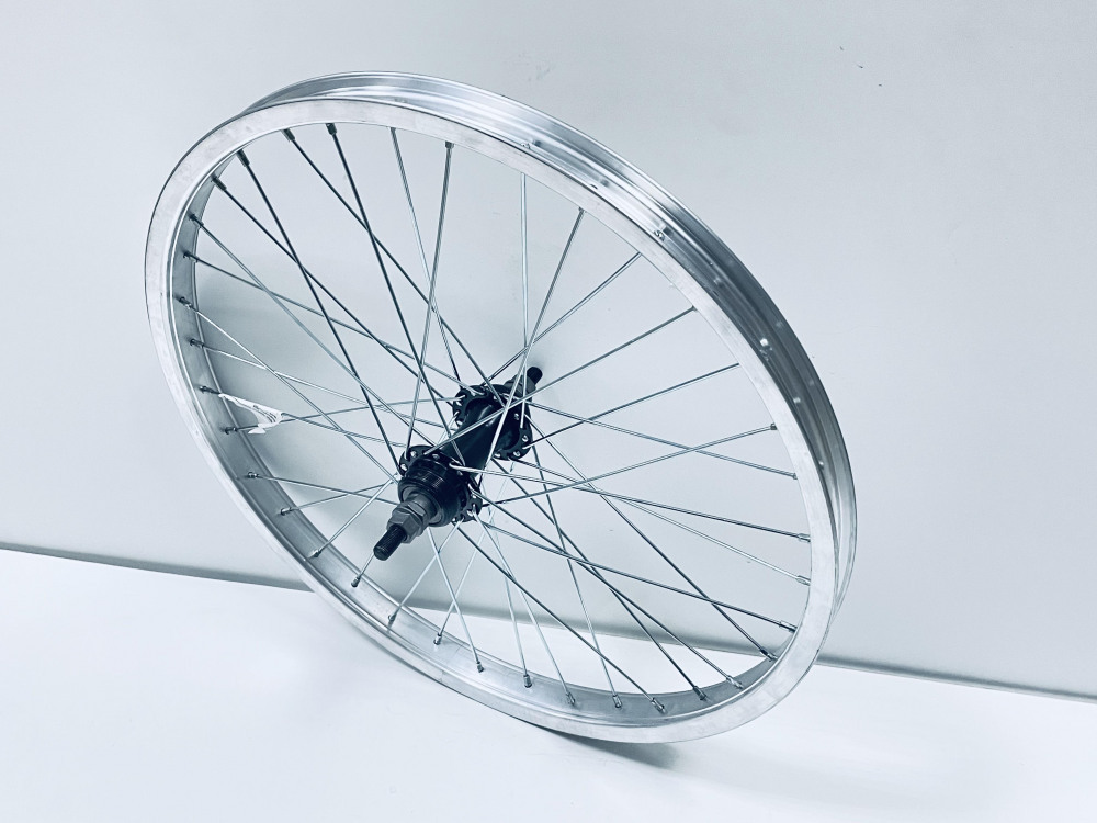 Обод 20 задний алюм. одностеночный для BMX, 36 отв трещетка втулка сталь, код 98913 