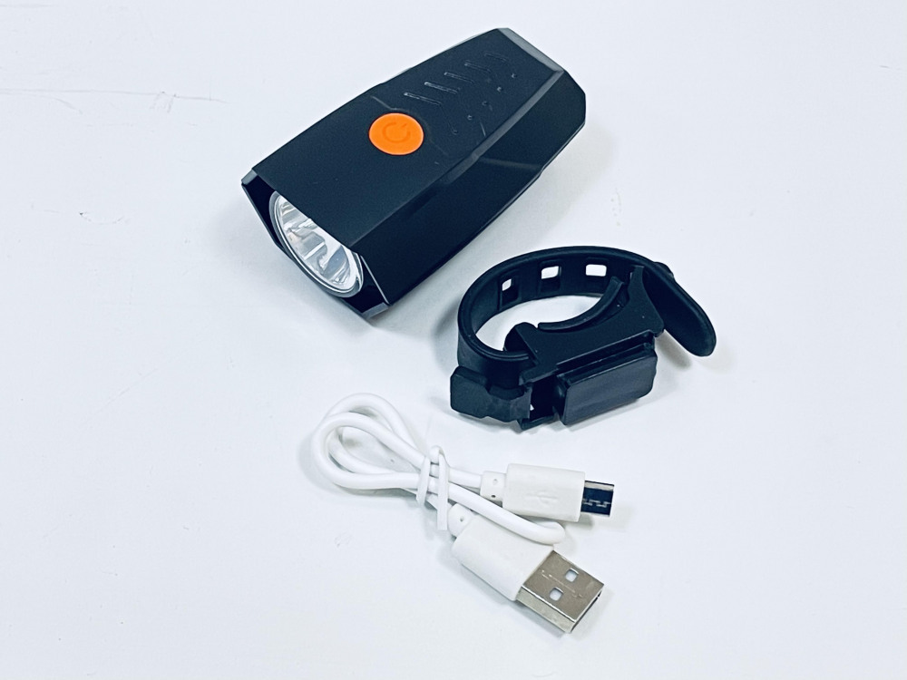 Фара велосипедная передняя аккумулятор+USB зарядка 3265422 