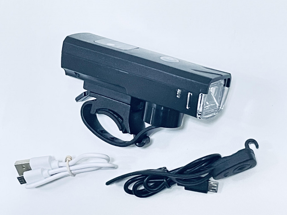 Фара передняя с USB зарядкой 2400 mah, код 40530 