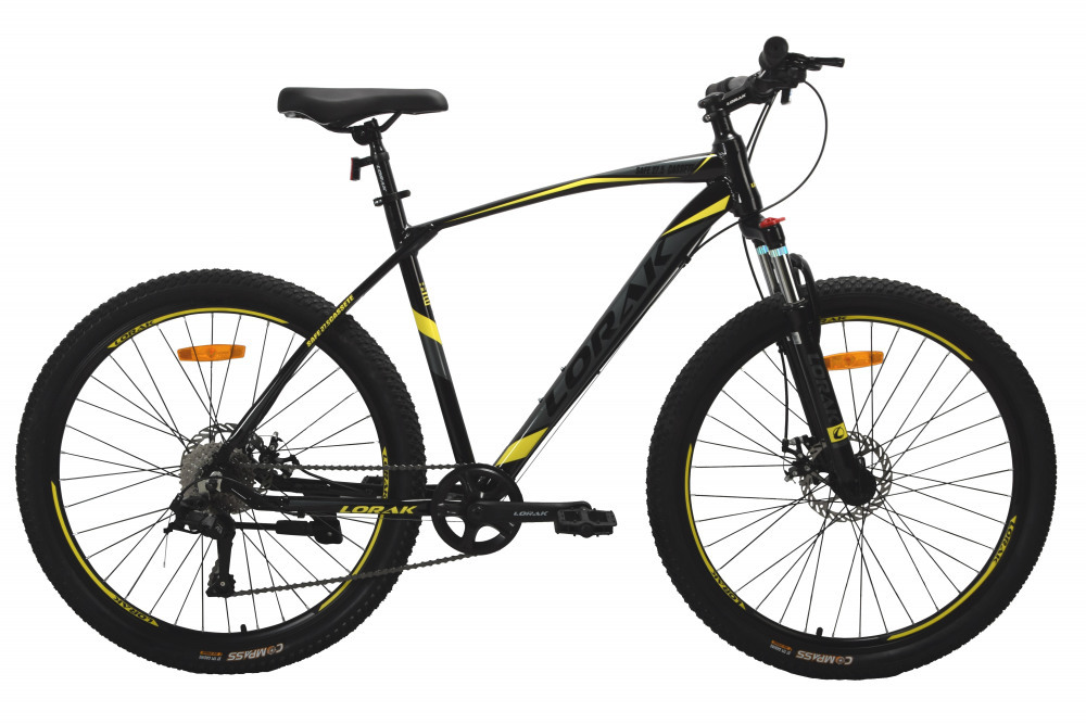 LORAK Safe 27,5 Cassete - 21р Shiny Black/Yellow (27,5