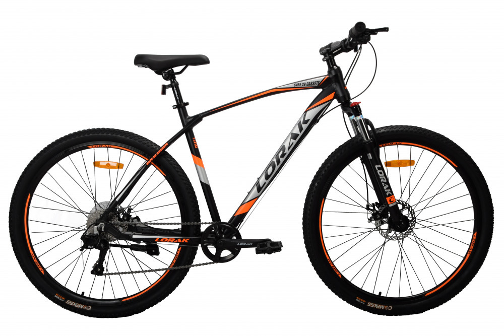 LORAK Safe 29 Cassete - 21р Matt Black/Orange (29