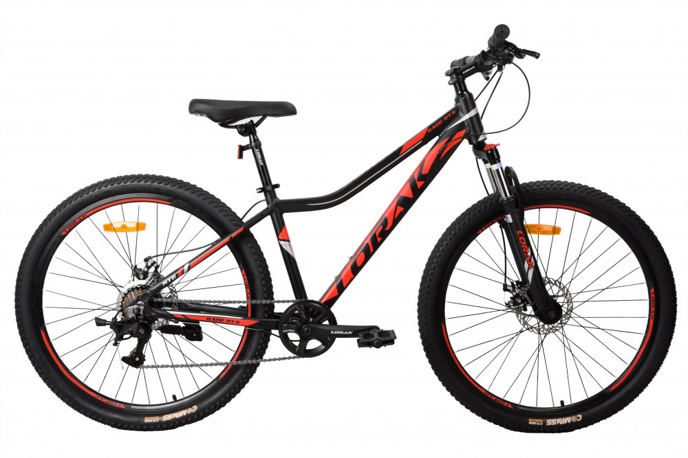 LORAK RACE 27,5 - 15р Matt Black/Red (27,5