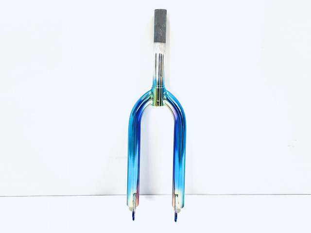 Вилка 20 BMX без резьбы на JUMPER 350 (неохром) UNI-CROWN 28.6X25.4X180mm R/30 0LD100 31.8, код 41601  
