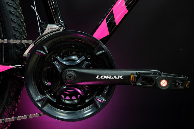 LORAK GLORY M-02 Матовый Чёрный/Розовый (27.5")  