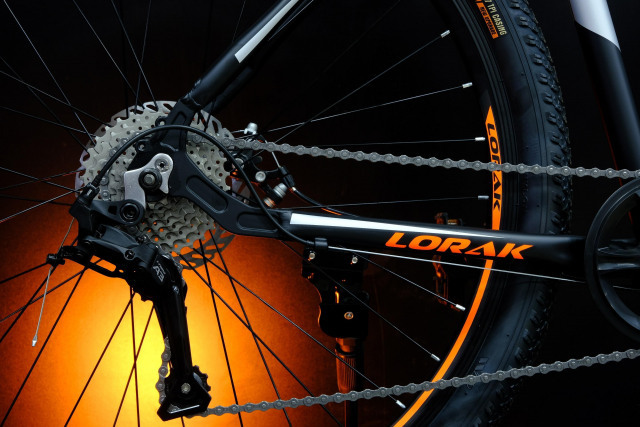 LORAK Safe 29 Cassete Матовый Чёрный/Оранжевый  