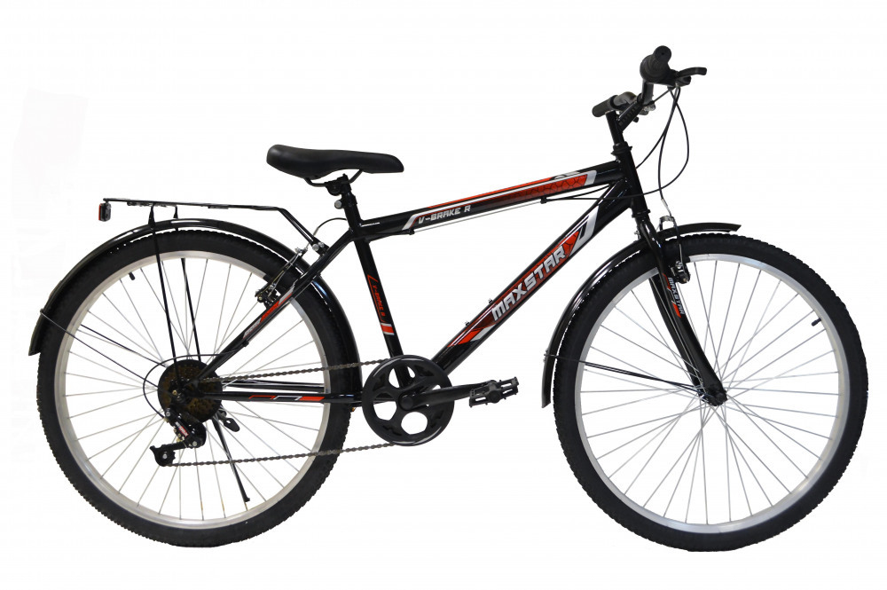 MAXSTAR 26 V-BRAKE R Black/Red (26, 7ск.)  
