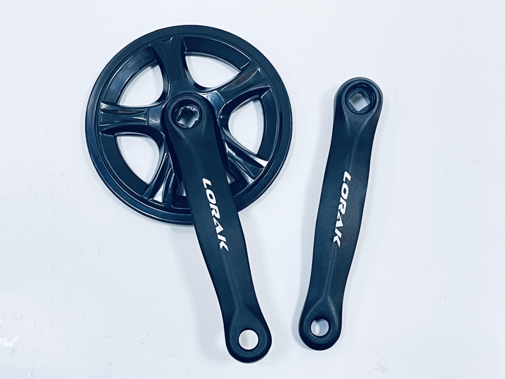 Шатун комплект квадрат 36T 170mm алюминий с защитой Lorak Safe, код 41512 