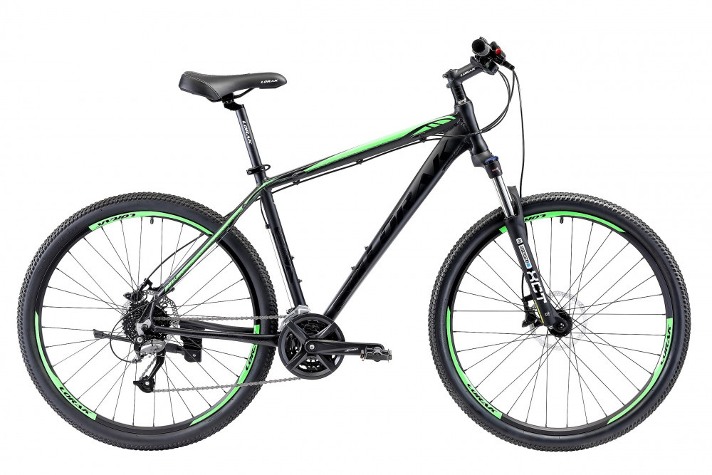 LORAK 7.0 - 19р. MATT BLACK/GREEN (27,5