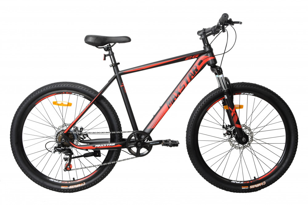 MAXSTAR 26 T900 - 19р Matt Black/Red (26 7ск.,Disk) 