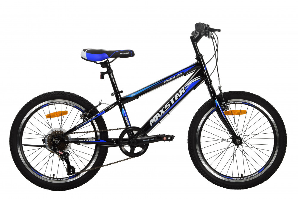 MAXSTAR Rigid 20 Black/Blue (20 7ск.,V-brake) 