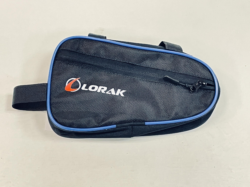Сумка Lorak 453 под раму 23х12,5х5см черно-синий, код 45303 