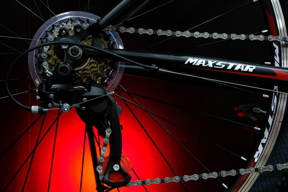 MAXSTAR Rigid 27,5 Чёрный/Красный  