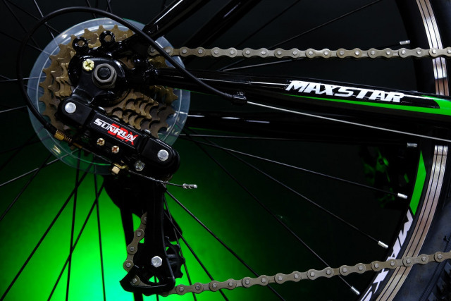 MAXSTAR Rigid 26 Чёрный/Зелёный  