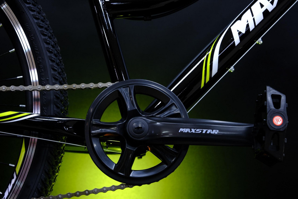 MAXSTAR Rigid 26 Low Чёрный/Зелёный  