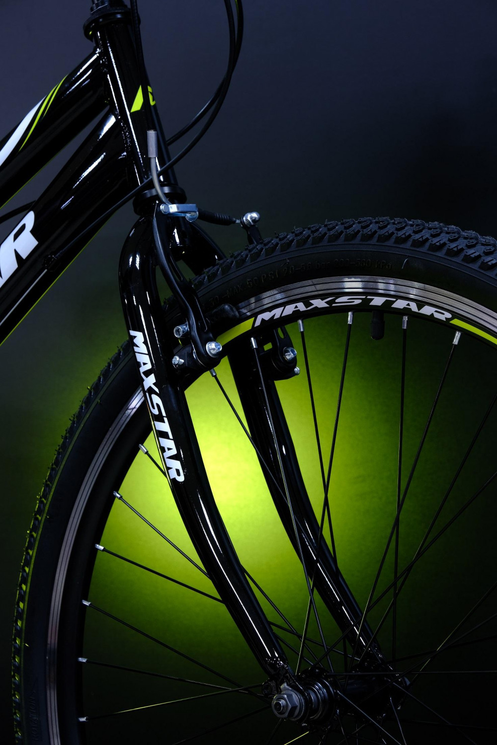 MAXSTAR Rigid 26 Low Чёрный/Зелёный  
