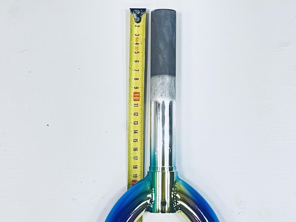 Вилка 20 BMX без резьбы на JUMPER 350 (неохром) UNI-CROWN 28.6X25.4X180mm R/30 0LD100 31.8, код 41601  