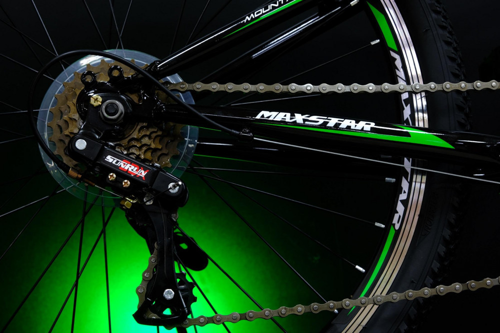 MAXSTAR Rigid 24 Чёрный/Зелёный  