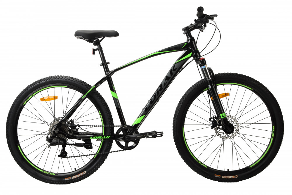 LORAK Safe 27,5 Cassete - 19р Shiny Black/Green (27,5