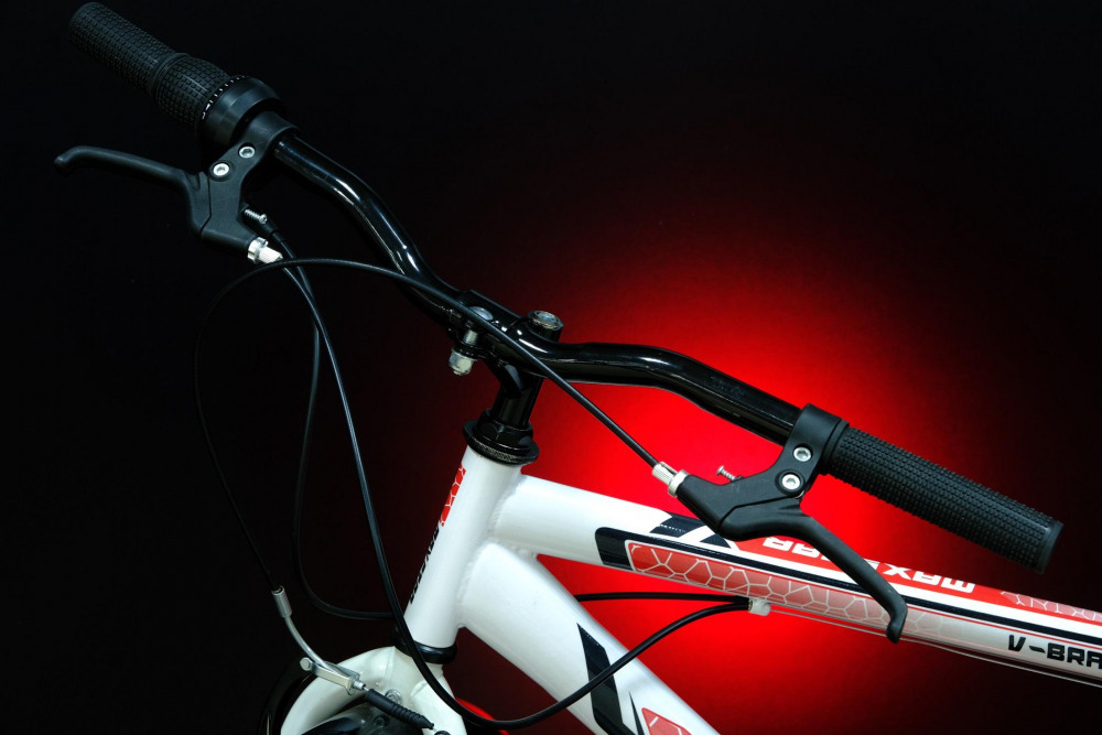 MAXSTAR 26" V-BRAKE R Белый/Красный  
