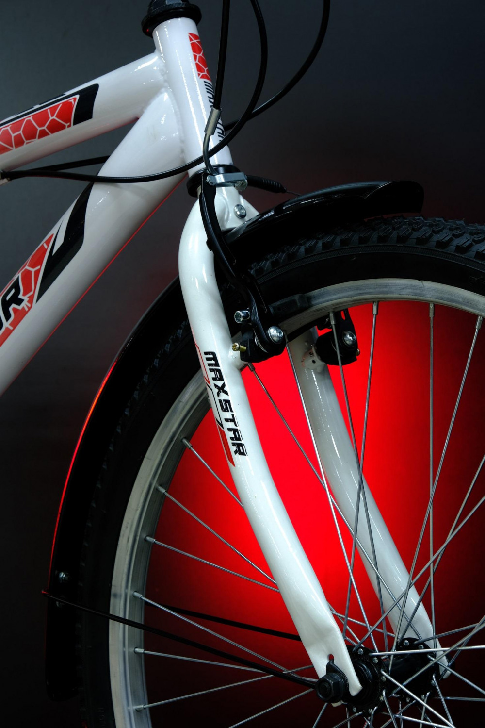 MAXSTAR 24" V-BRAKE R Белый/Красный  