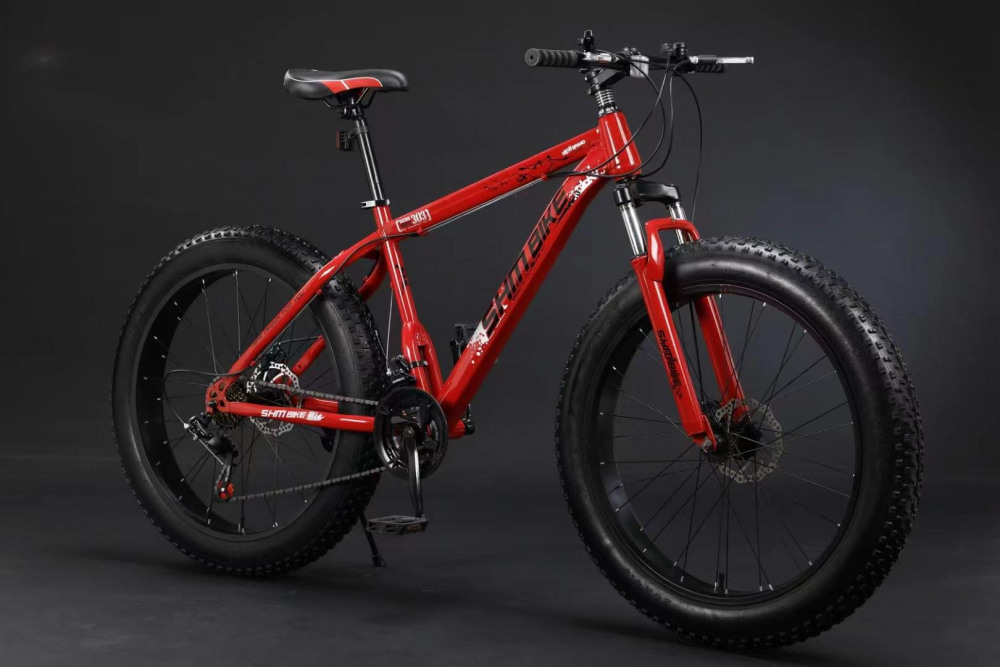 SHM Bike New Grand FAT 26 Red (26 Disk, фэтбайк) 